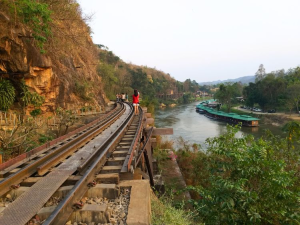 Burma Railway (Death Railway) in Kanchanaburi