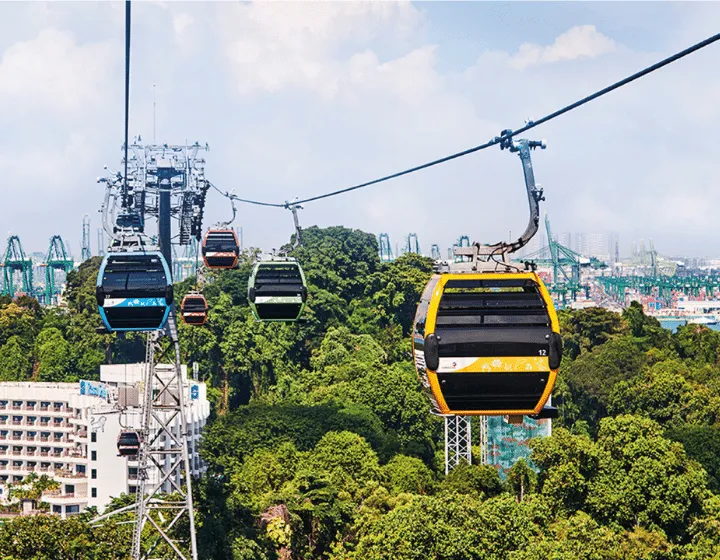 Singapore Cable Car Ticket Mount Faber Line Round Trip Family Adventure