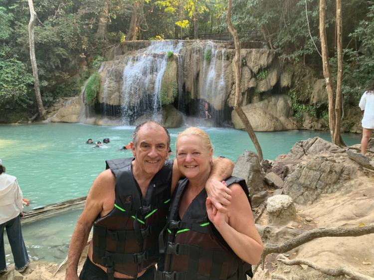 Private Erawan Waterfall Tour in Kanchanaburi from Bangkok