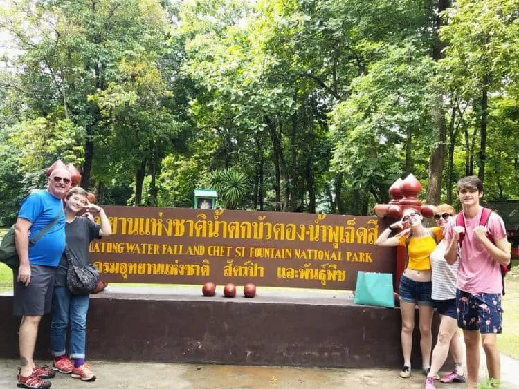 Amazing Private Bua Thong Sticky Waterfalls Tour Chiang Mai