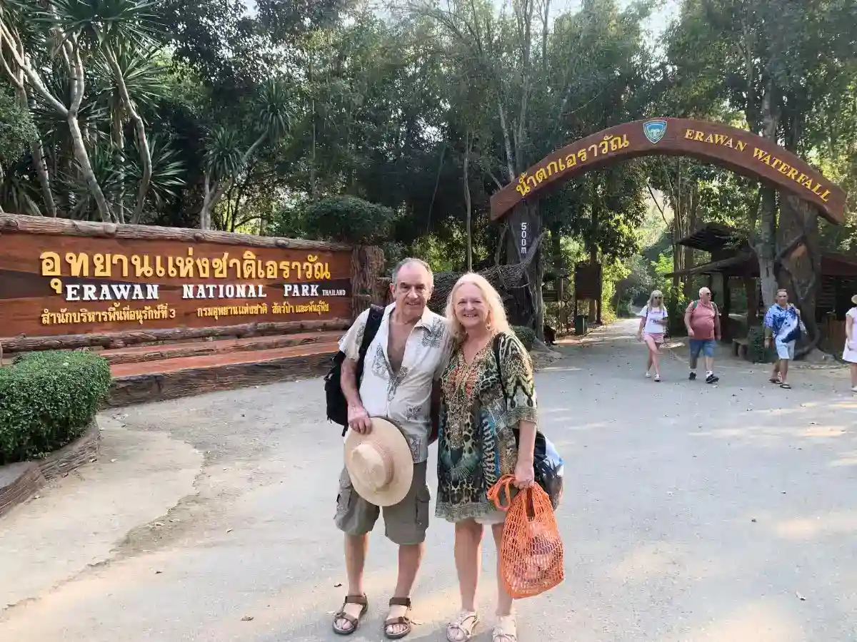 Private Erawan Waterfall Tour in Kanchanaburi from Bangkok